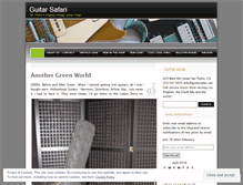 Tablet Screenshot of guitarsafari.net